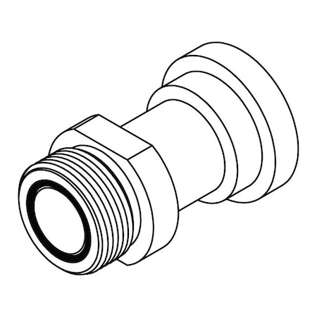 Tompkins Hydraulic Fitting, Flange12MORFS-12FL C62 NO BRAZE FF6842-12-12